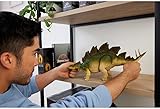 Mattel Jurassic World Figurine articulée Stégosaure de la Collection Hammond, grand dinosaure herbivore avec queue articulée par câble interne, JCH08, Vert - Stegosaurus - 2