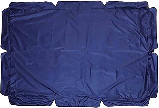 Yardwe Substituição De Dossel De Cadeira De Balanço Capa De Balanço De Varanda De Jardim Capa De Dossel De Balanço Ao Ar Livre Cobertura Superior Para Assento De Parque Pátio Pátio Azul