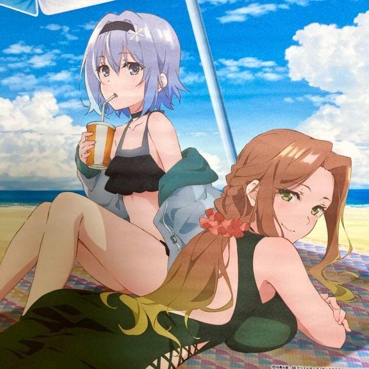 レア B2大 ポスター　青空  しおり Amazon.co.jp: りゅうおうのおしごと B2タペストリー 空銀子