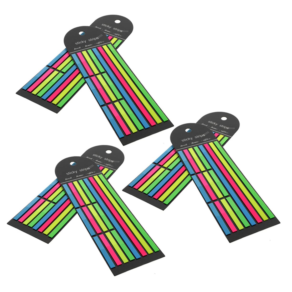 Gadpiparty 3 Series Notas Adhesivas Fluorescentes Resaltadores Cintas Resaltadoras Fichas De Libros Pestañas Adhesivas Resaltando Tiras Cinta Adhesiva La Mascota 6 Piezas X 3