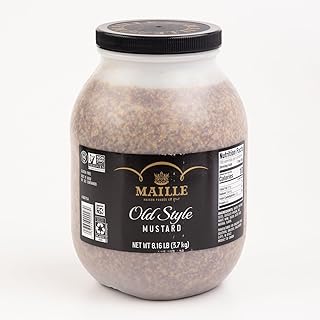 Maille Old Syle Dijon Mustard, Whole Grain - 8.6# Jar