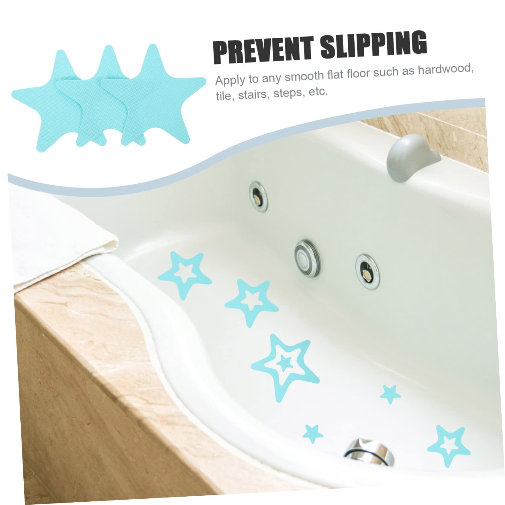 Pegatinas Antideslizantes para Baño Calcomanías para Bañeras Infantiles Cintas De Agarre Lavables Accesorios De Baño Pegatinas No Impermeables para 20 Piezas x 4