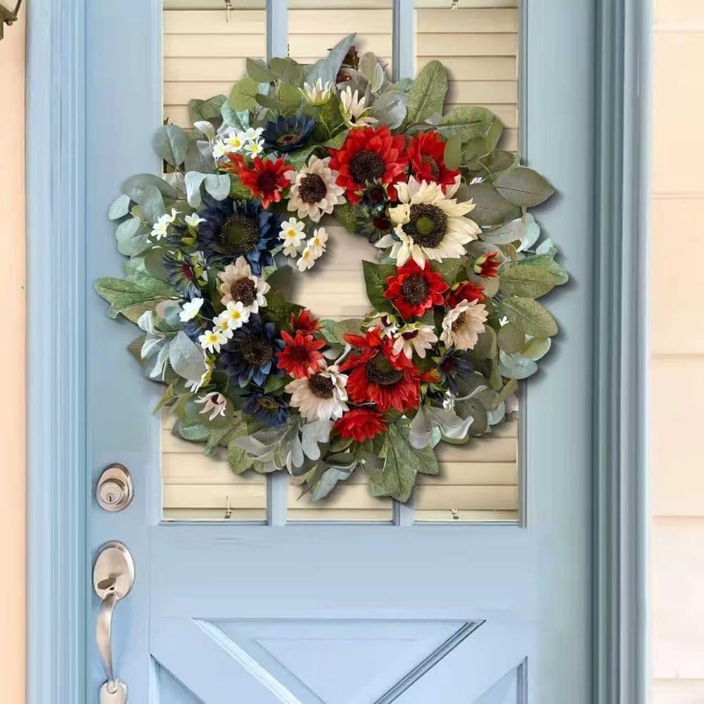 Guirlande Tournesol pour porte 45cm Tissu Guirlande Tournesol(45 Cm)