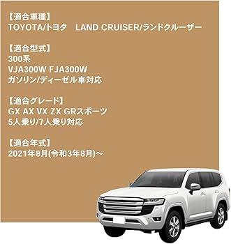 Amazon | ランドクルーザー 300系 用 スカッフプレート サイド