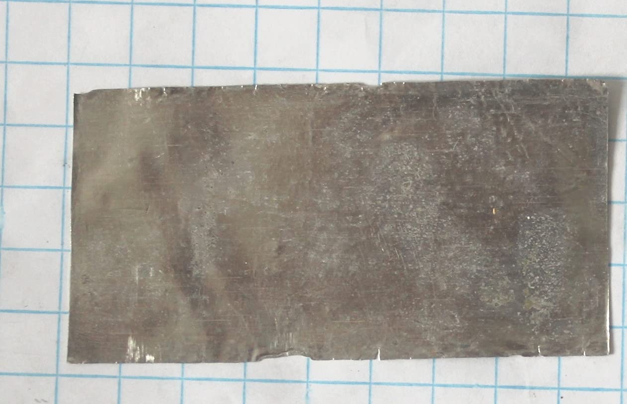99.99% Indium Metal Foil 75um x 85mm x 45mm per CPU Laser Dissipatore Elemento puro 49 Campione…