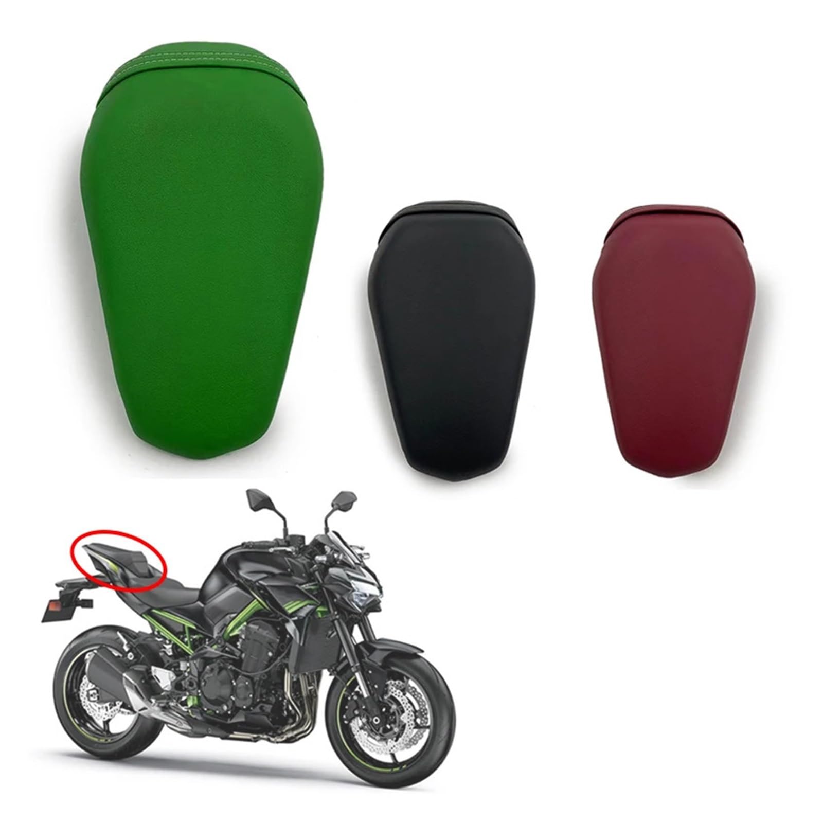 Z900 パッセンジャーシート Amazon.com: Black Rear Passenger Seat Fits for Kawasaki Z900