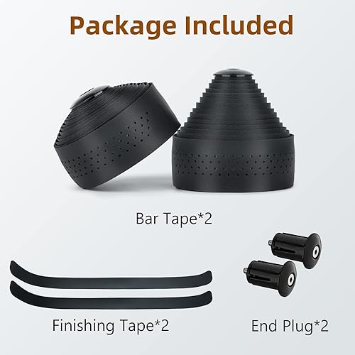 Miniatura 6 de Cinta de manillar para bicicleta de carretera, cinta de agarre cómoda para bicicleta, cinta de adherencia estable para manillar de bicicleta con