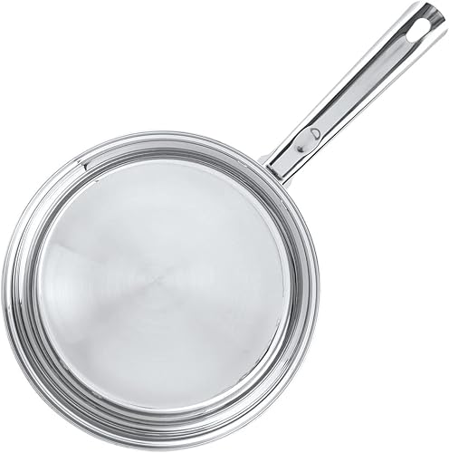 Miniatura 11 de Alpine Cuisine Juego de utensilios de cocina de aluminio, 7 piezas, cacerola con revestimiento antiadherente, horno holandés, sartén wok con mango