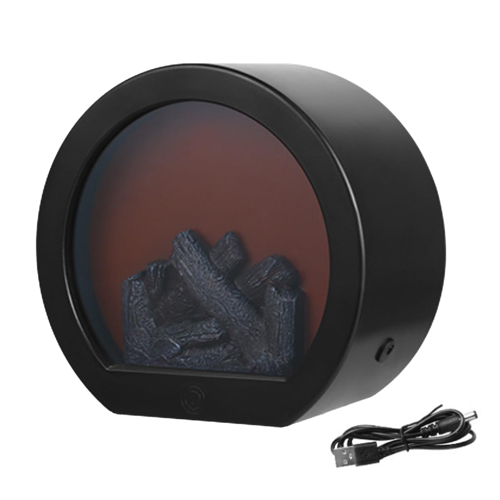 Mini Lanterne De Cheminée, Feu De Cheminée électrique Portable Sans Flamme Décorative, Lampe De Cheminée De Foyer à La Batterie De Cheminée Pour L' Ornement De Noël De La Décoration Intérieure