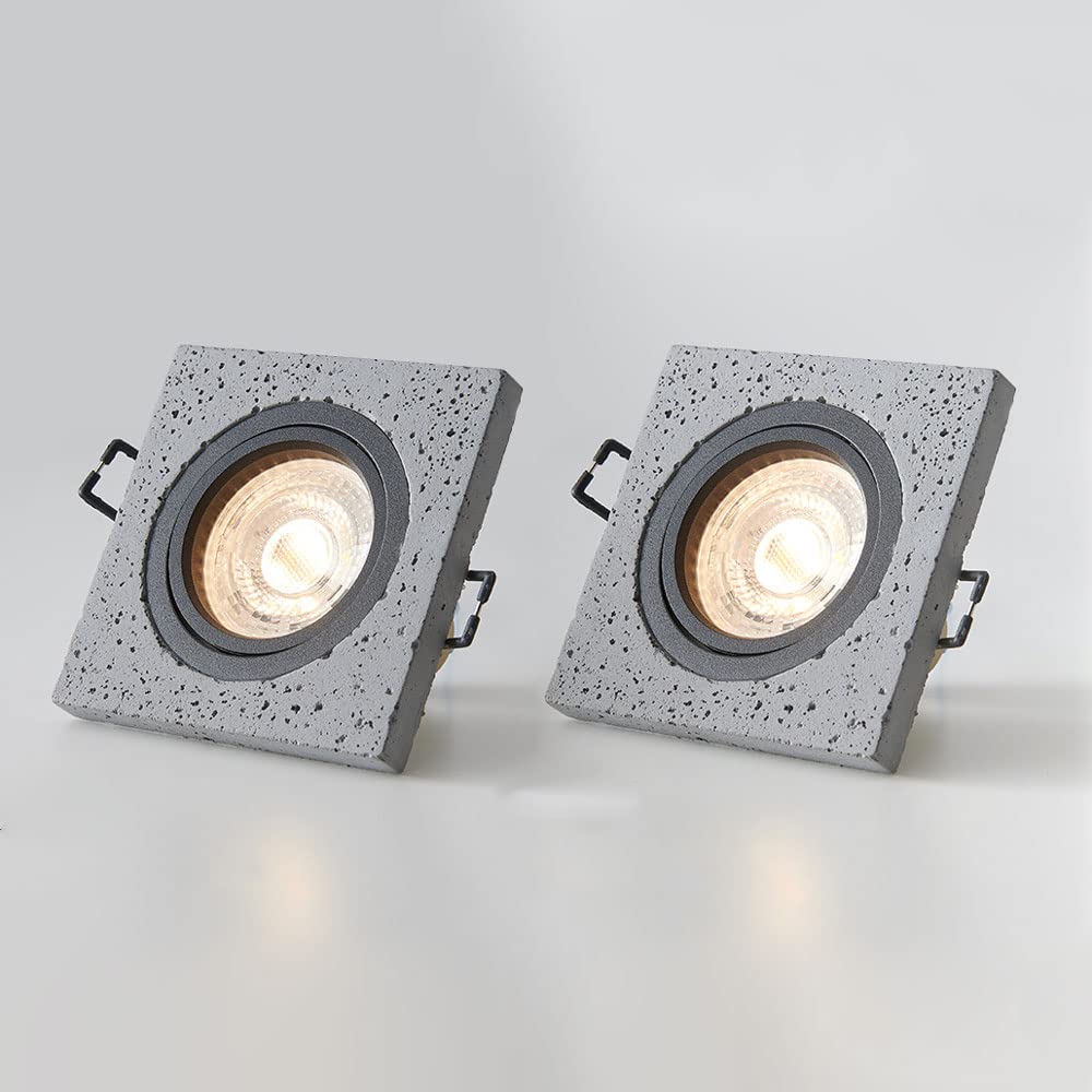 Amazon.co.jp: WZZQZR LED 埋め込み型スポット照明工業用セメント GU10