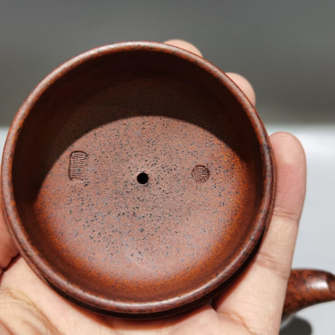 Amazon.co.jp: 蔵友旧蔵出紫砂壺虎頭漢瓦壺顧景舟款原礦龍骨金砂茶道品