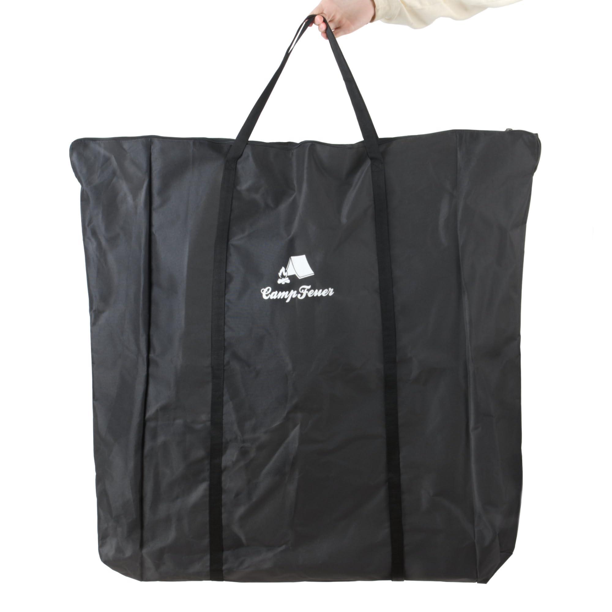 CampFeuer Cama de Pesca Acolchada XXL 200 x 81 x 41-98 cm | Camilla de Camping Plegable y Regulable en Altura con 6 Patas | Silla de Pesca, Catre Plegable, Cama Plegable Portátil para Exteriores
