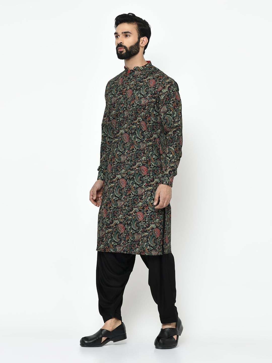 KISAH Set Kurta da uomo, stile etnico indiano, ideale per matrimoni, feste e celebrazioni