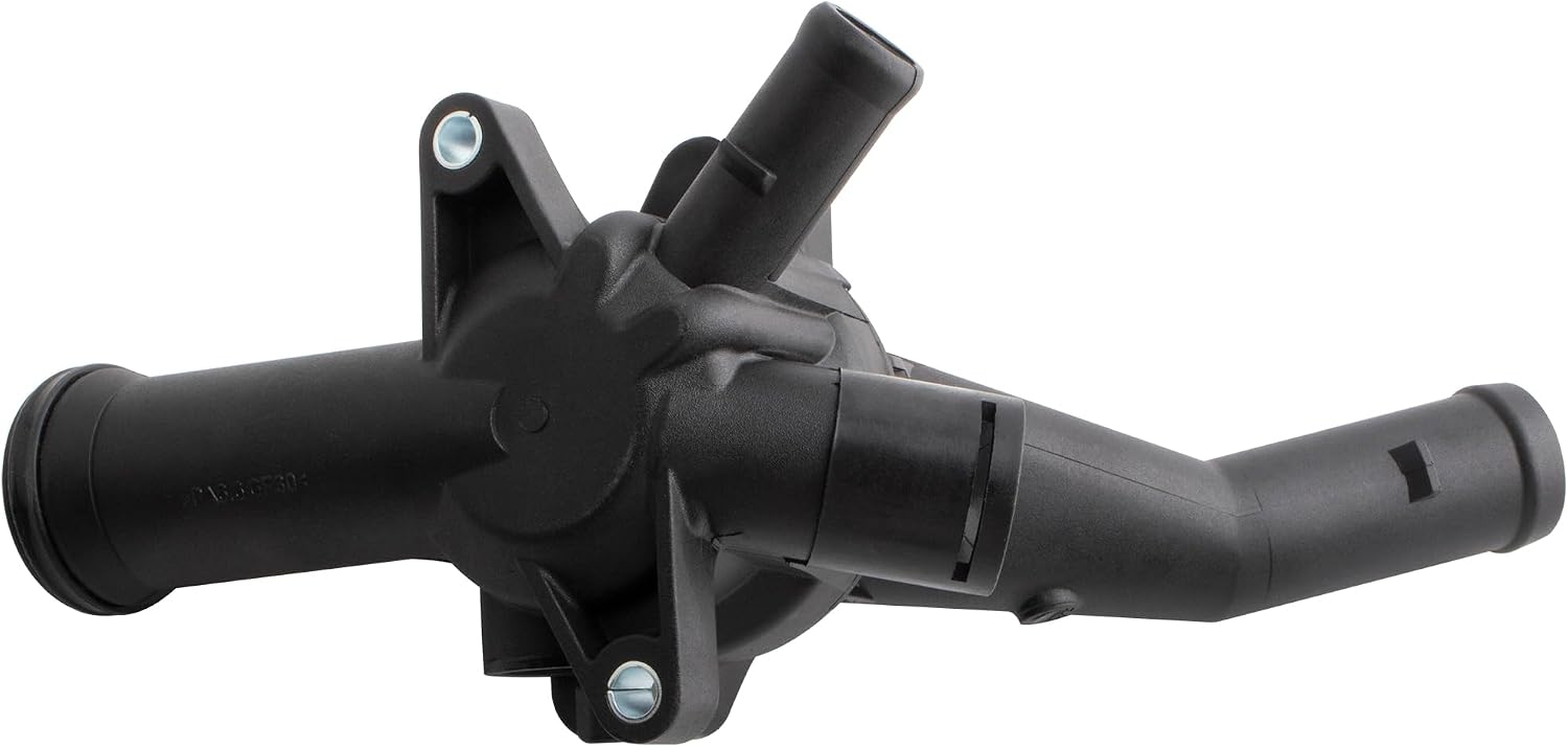BOXI 902-5156 Engine Coolant Thermostat Housing Assembly Fits for Volkswagen Beetle Bora Golf Jett-a Passat Rabbit / 07K121115C 07K121115B 143-0908