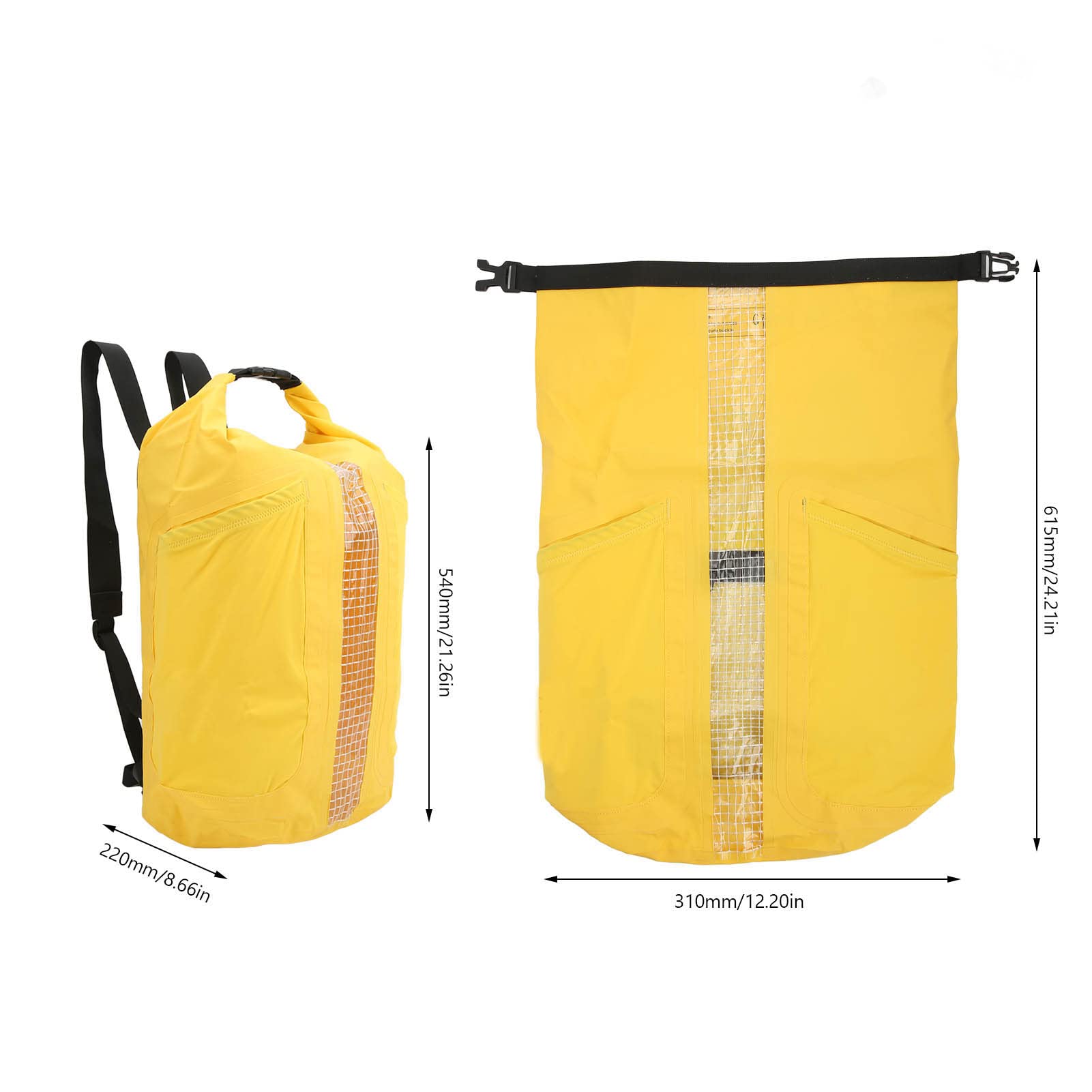 Sacca Stagna Galleggiante, Borsa Stagna Stagna in Rete Laminata in PVC, Sacca Stagna Galleggiante Stagna, Zaino Stagna Stagna per Kayak Nuoto Canottaggio Surf