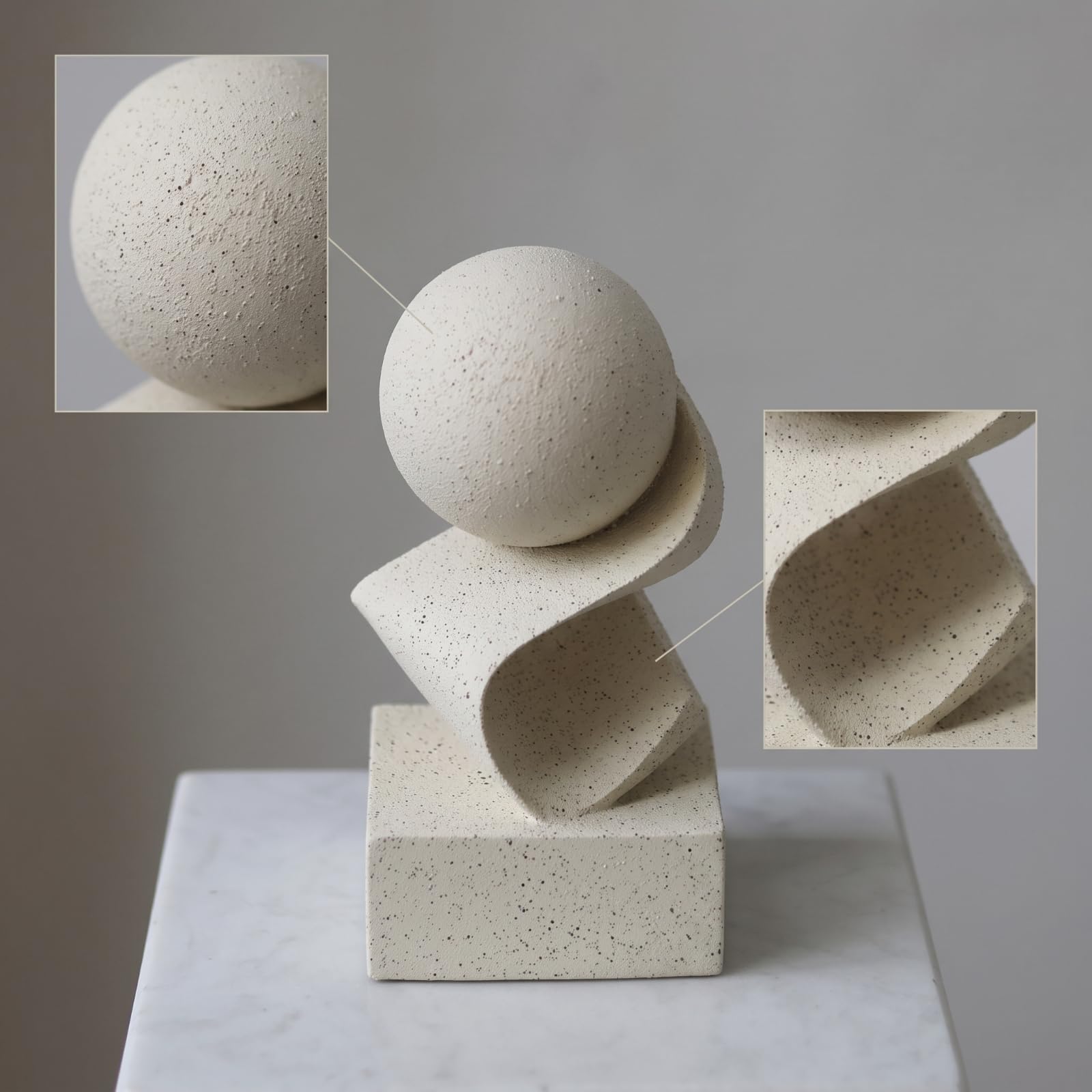 predolo Escultura Geométrica Abstracto Figura No Representativa Moderno Estatua para Salón, Oficina