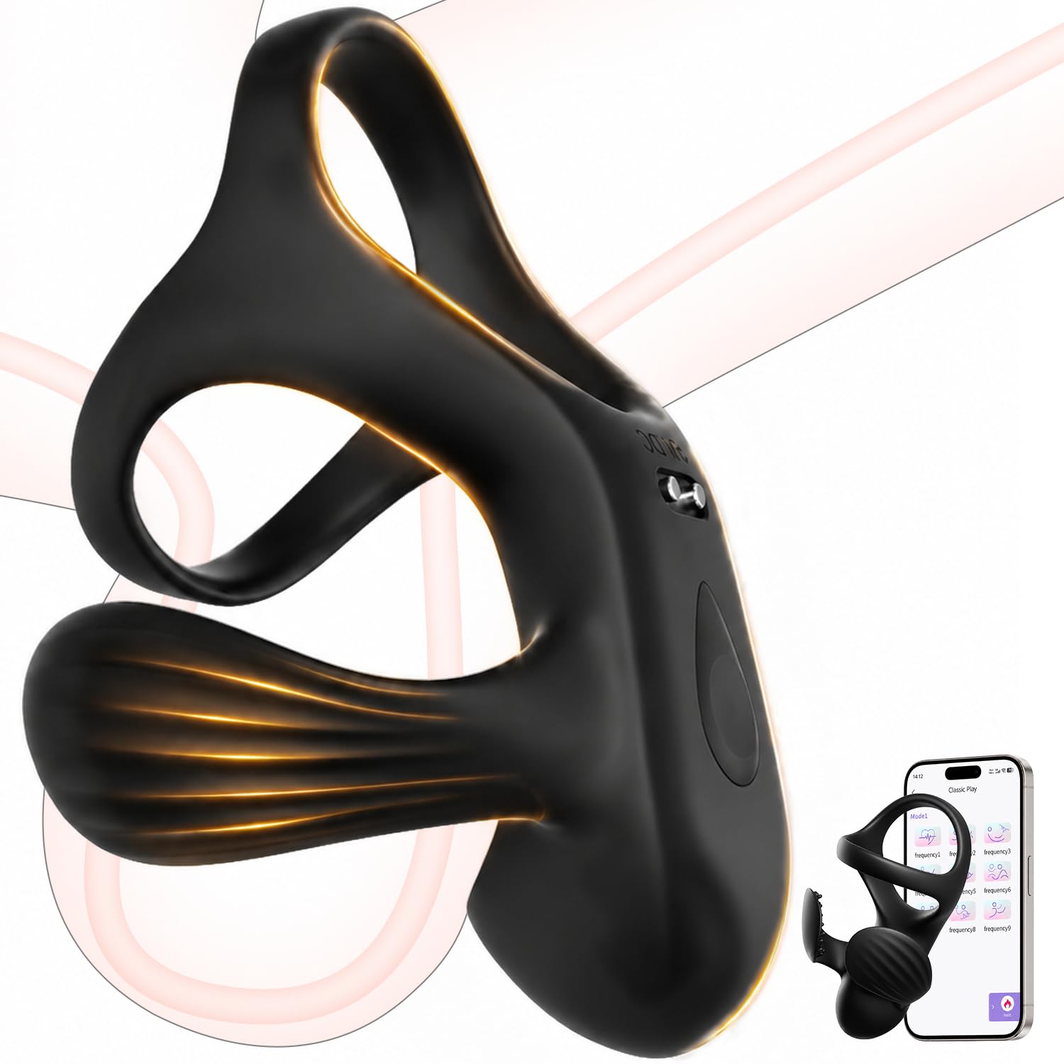 New Male Masterburbatar Adult Tools for Men Machine Underwear C4DE，BlackGc