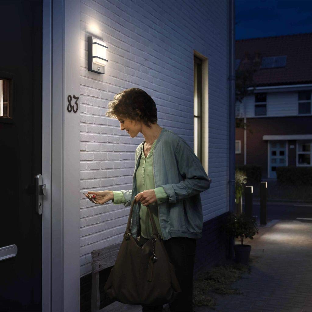 Philips myGarden wandlamp met sensor | Petronia | 2700K | IP44