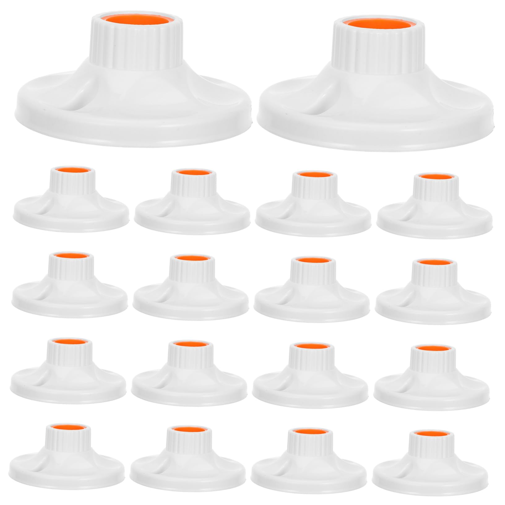 Artibetter Lot de 24 Douilles D'éclairage E27 à Visser en Bakélite Épaisse 120mm, Compatible Ampoules Led, 250v, Adaptateur de Douille pour Luminaire Suspendu, Usage Intérieur Résidentiel