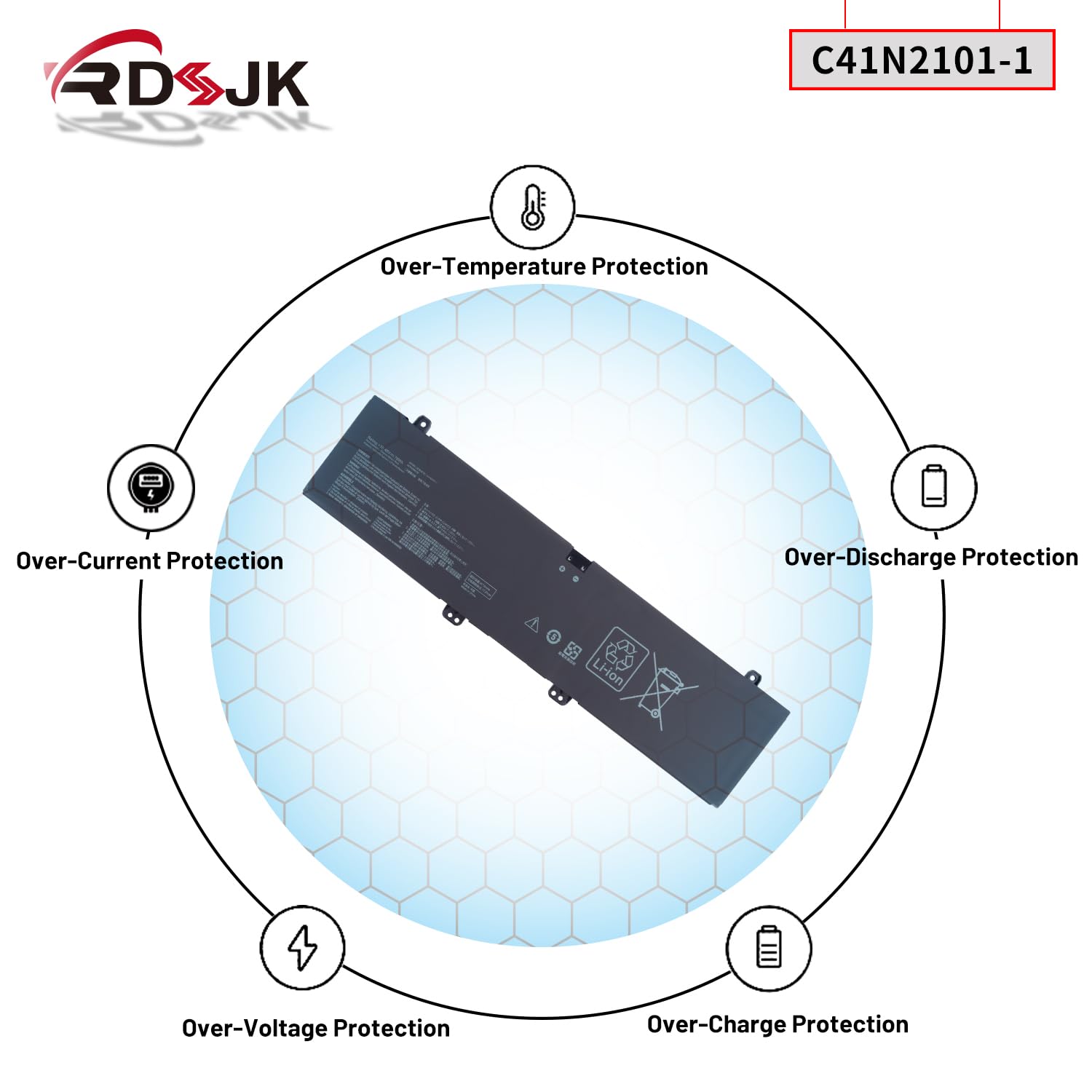 Amazon.com: RDSJ C41N2101-1 Laptop Battery for ASUS Zenbook Pro 14