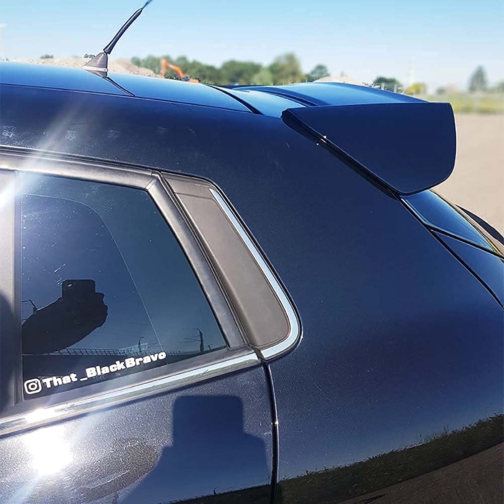 NVADE ABS Auto Spoiler Posteriori per Fiat Bravo 2008-2012, Posteriore Tetto Bagagliaio Spoiler Alettone Labbro, Decorazione Accessori