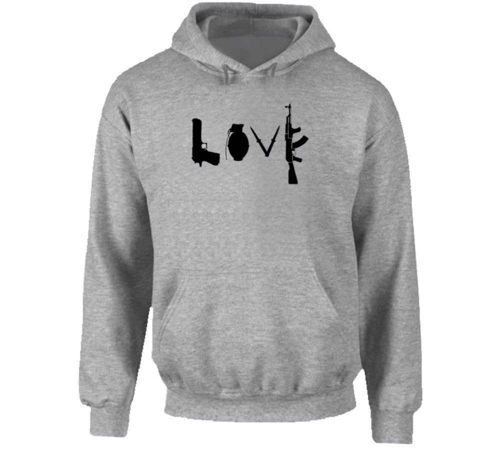 Banksy's Love for Guns Hoodie
