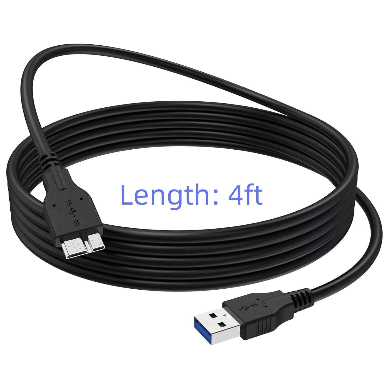 Amazon.com: Koffmon 4FT USB 3.0 A to Micro-B Cable Compatible with