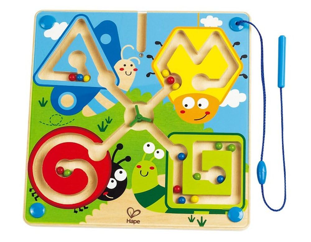 Amazon.co.jp: Hape(ハペ) むしさんころころ迷路 24.5×24.5×2.1
