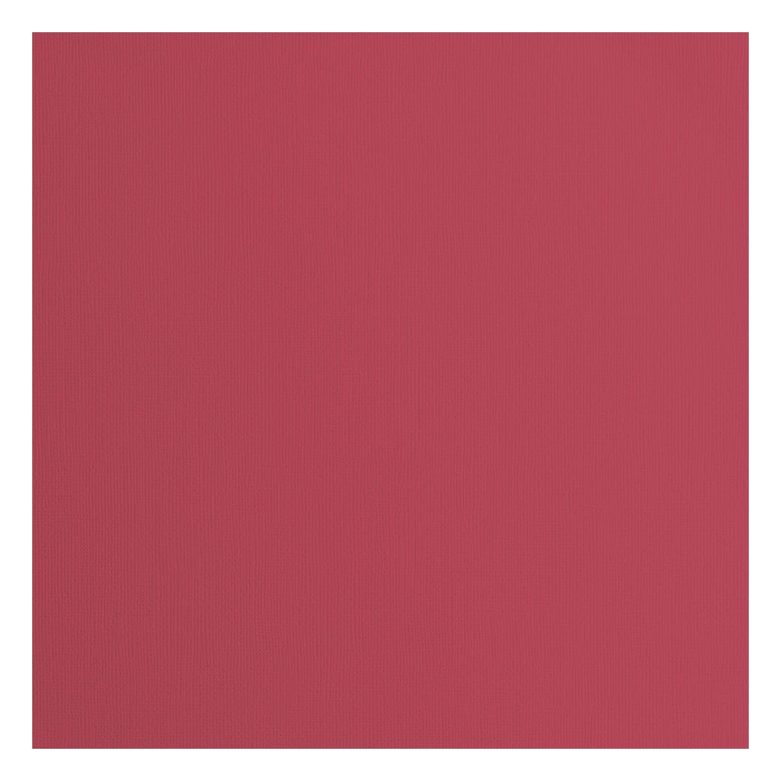 Florence Cardstock Textured, Coloured Card Making Supplies 12 x 12 inch, Pink, 20 Sheets