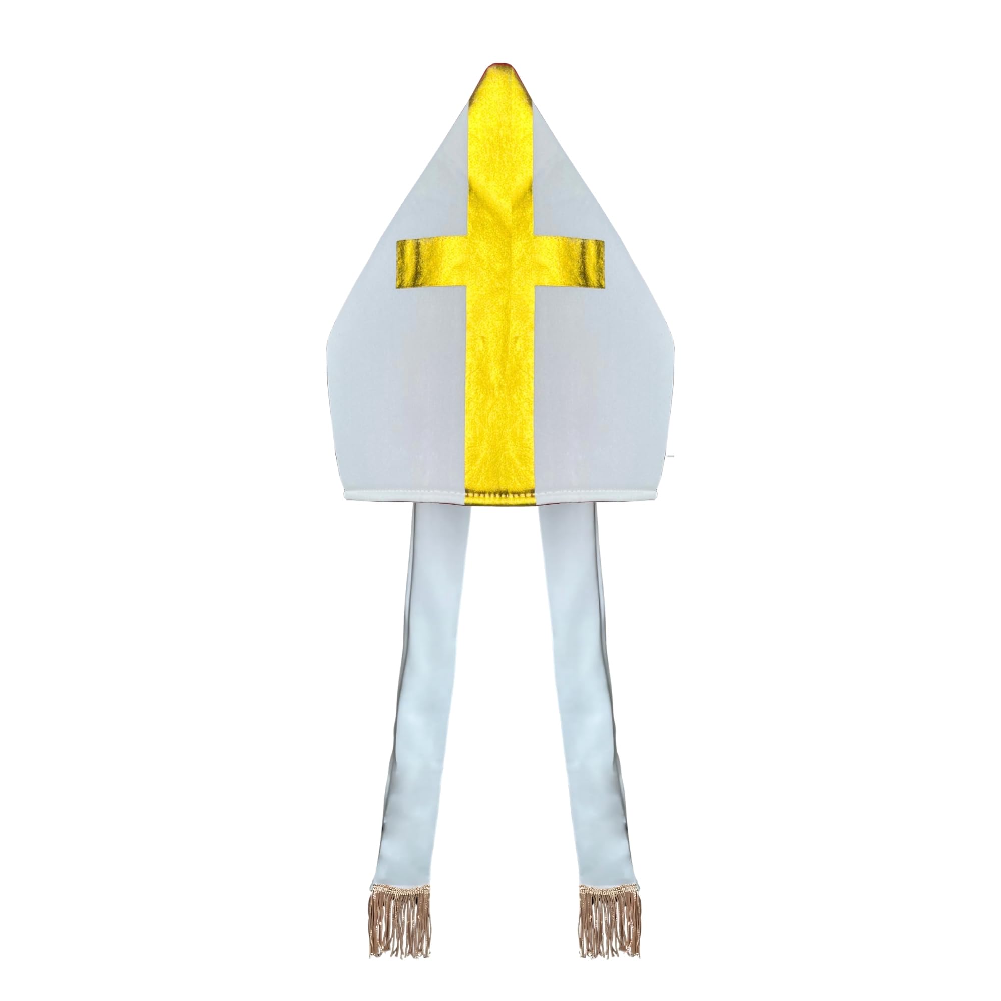 EverJoy Party Adult Mitre Accessory – Pope, Cardinal, and Bishop Costume Hat Accessory for Halloween