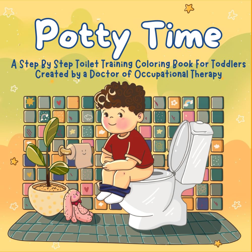 Potty Time: A Step By Step Toilet Training Coloring Book for Toddlers