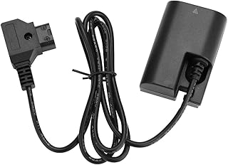 Bateria de montagem V, adaptador de alimentação Acoplador de bateria DR ‑ E6 para bateria fictícia LP ‑ E6N para 6D / 6D2 / 7D / 7D2 para 5D2 / 5D3 / 5D4 para 60D / 70D / 80D / 5DSR