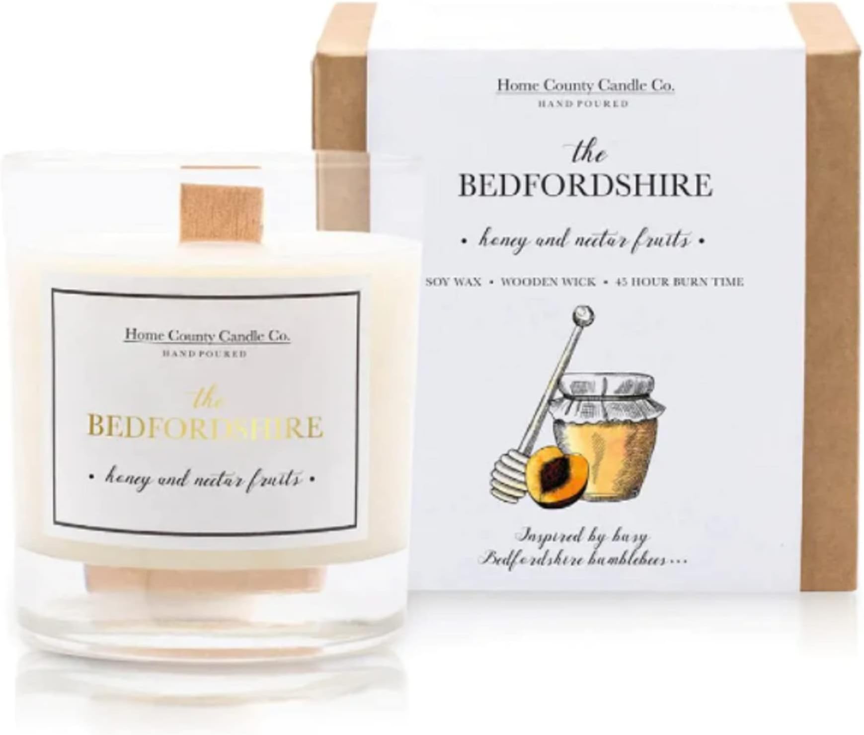 Home County Candle CoThe Bedfordshire - Honey & Nectar Fruits