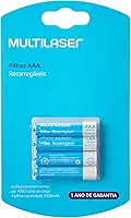 Pilhas Recarregáveis AAA 1000Mah com 4 Unidades Multi - CB050
