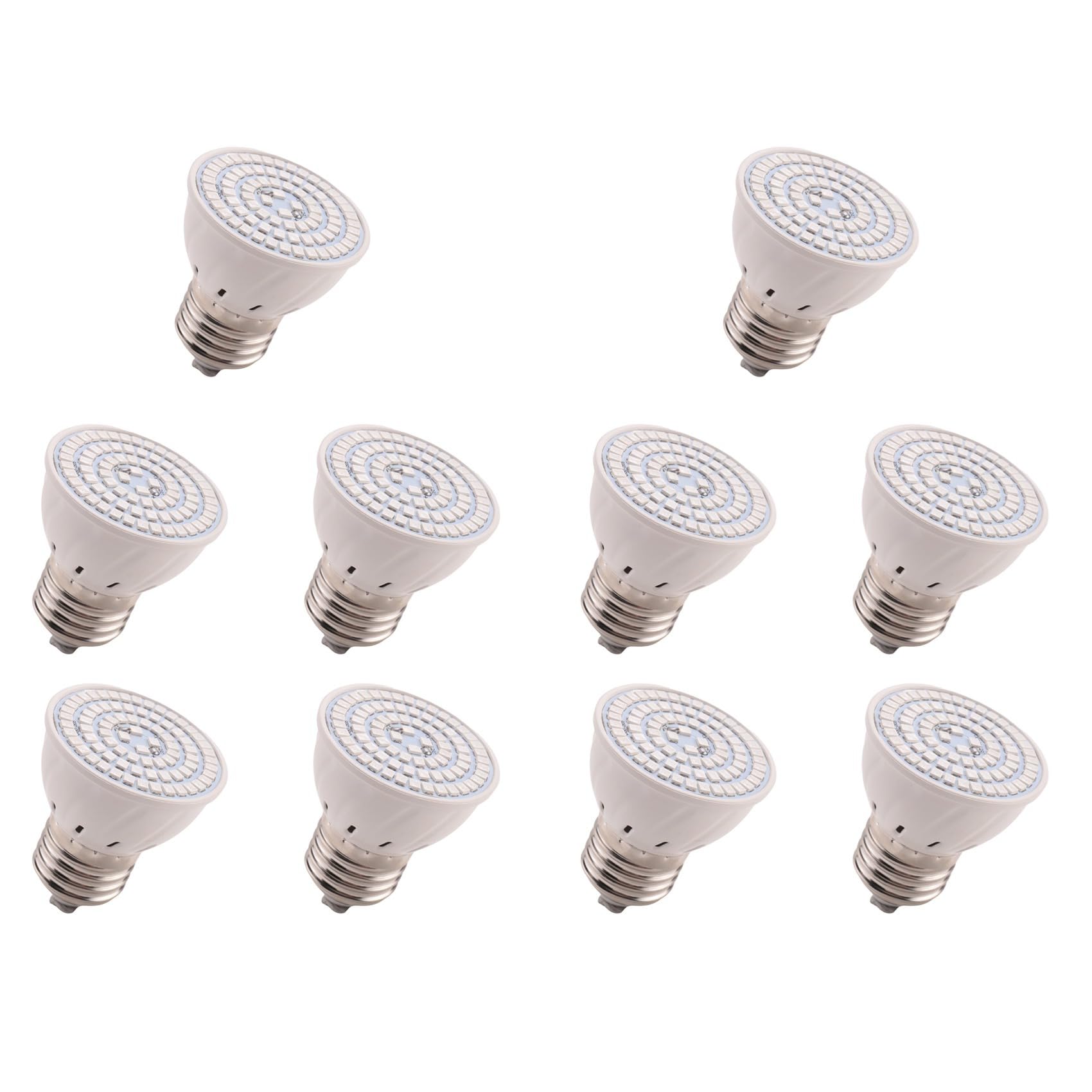 Hndhbfgrt 10X E27 80 Leds Plant Grow Lamp Led Full Spectrum Growth Light Bulbs Seedling Flower Phyto Lamp