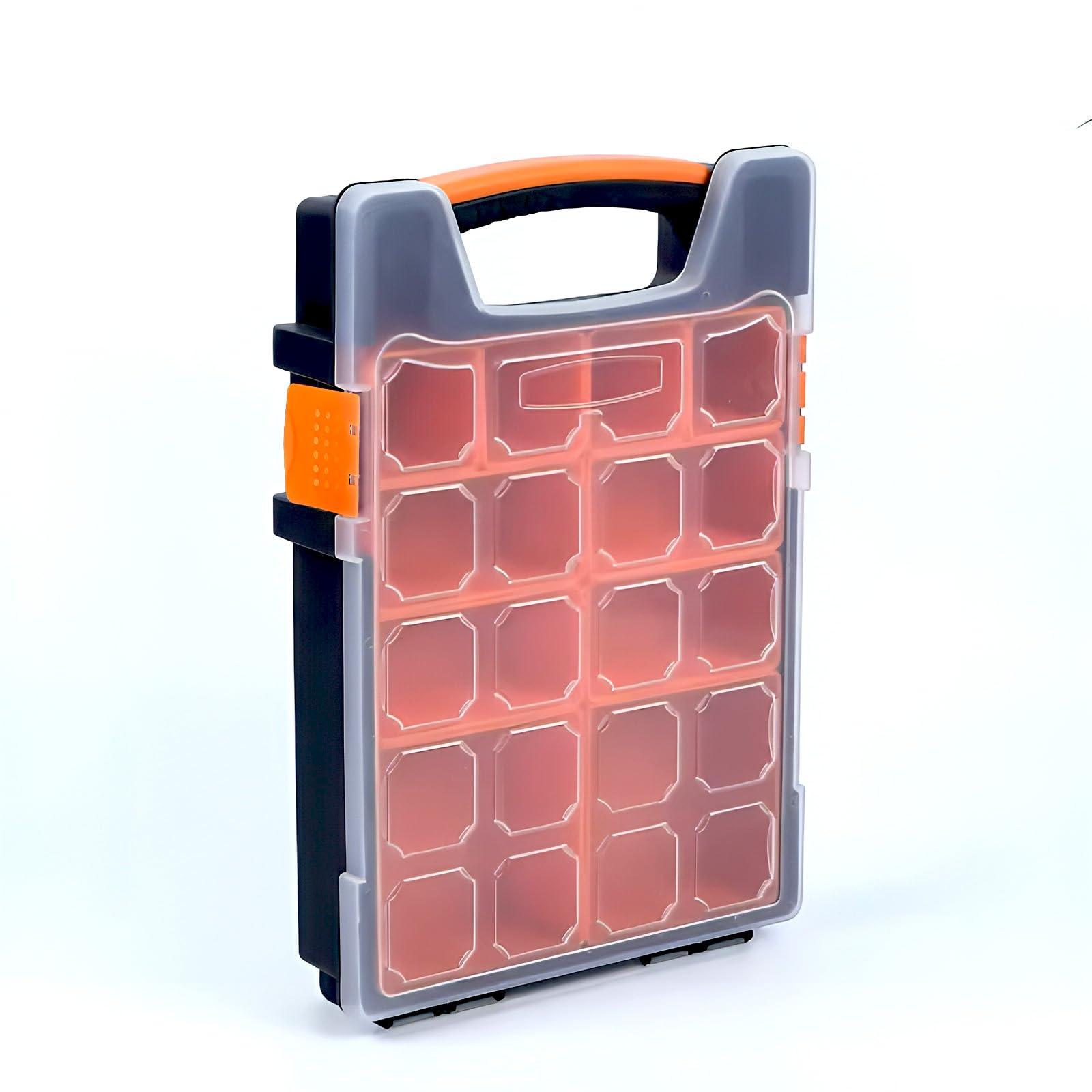 JPT Professional Organizer with 10 Removable Compartments, Orange Plastic Storage Bin for Screws and Small Items (B0D8L7GDGZ) Amazon Price History, Amazon Price Tracker