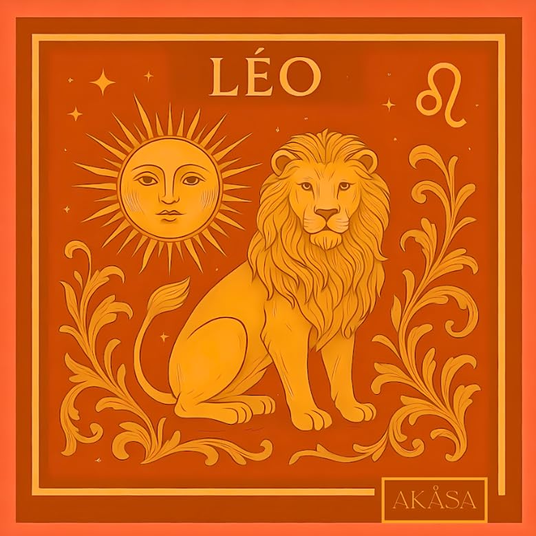 Carré satin de soie Lion exprimez votre force astrologique avec élégance