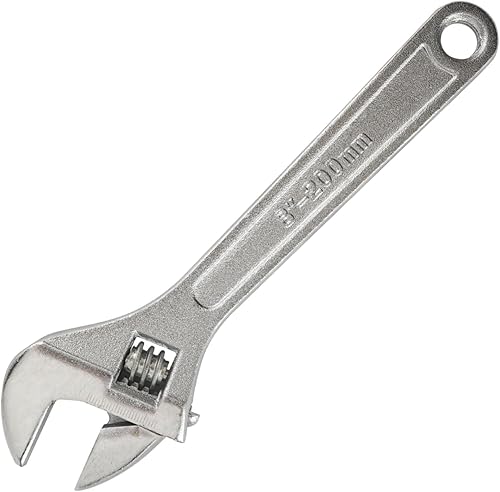 Miniatura 2 de Llave ajustable de 8 pulgadas, acero forjado en caída de alto rendimiento con escala grabada con láser, herramienta de precisión resistente al