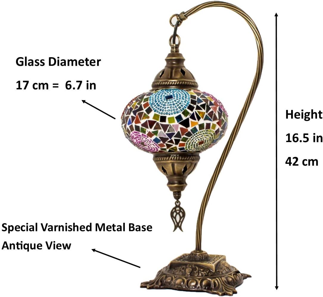 40% оƒƒ Dіѕсоunt (20 Variation) Turkish Lamp - Handmade Turkish Mosaic Table Lamp - Decorative Moroccan Lamp - Rustic Style Cool Swan Neck Mosaic Lamps - Stained Glass Lamp - Led Bulb Included (6) Flаѕh Dеаlѕ - 70% оƒƒ (20 Variation) Turkish Lamp - Handmade Turkish Mosaic Table Lamp - Decorative Moroccan Lamp - Rustic Style Cool Swan Neck Mosaic Lamps - Stained Glass Lamp - Led Bulb Included (6)