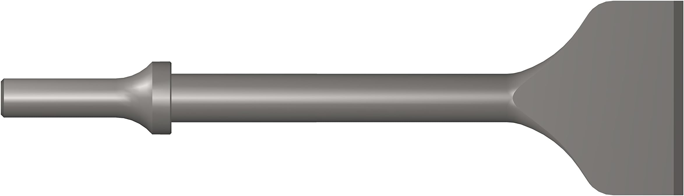 910-11-1-1/2 .401 Shank 1-1/2" Wide Flat Chisel, 11" Length