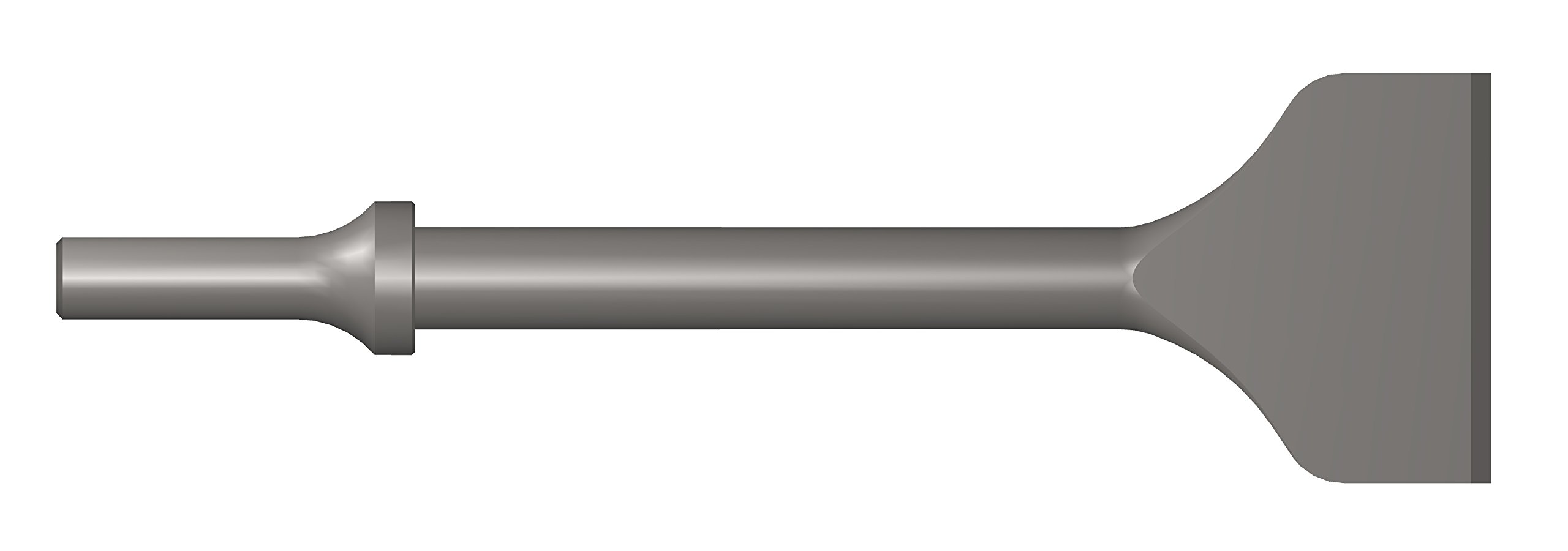 Ajax Tools910-11-1-1/2 .401 Shank 1-1/2" Wide Flat Chisel, 11" Length