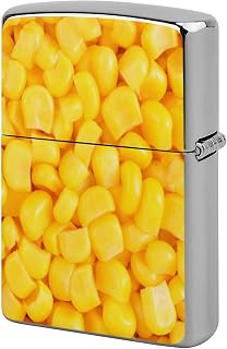 Sweet Corn Personalized Lighter Housing Funny Lighter Case Metal Lighter Box Gift for Men Women
