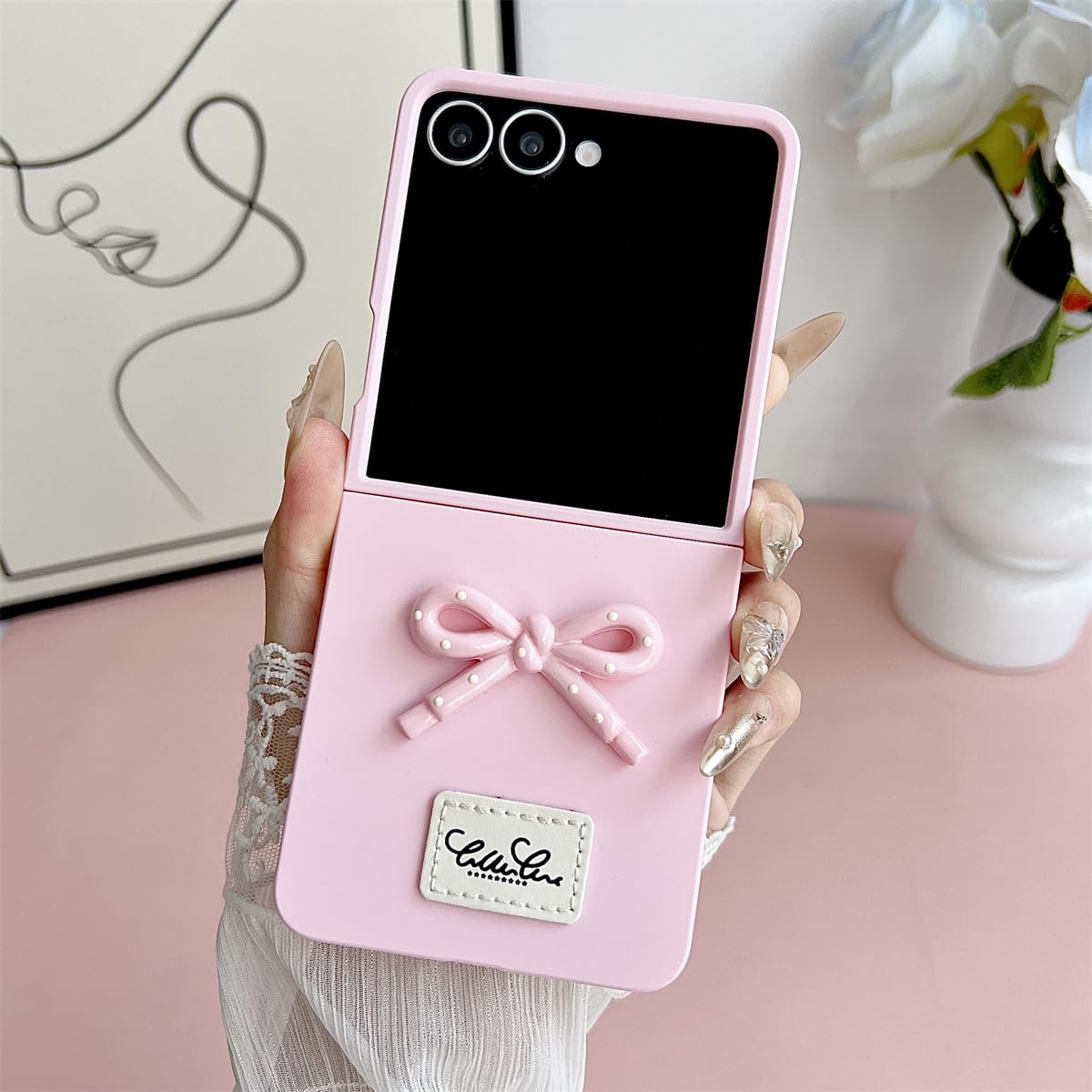 Amazon.co.jp: SCQYCWA かわいいリボンデザインケース Samsung Galaxy