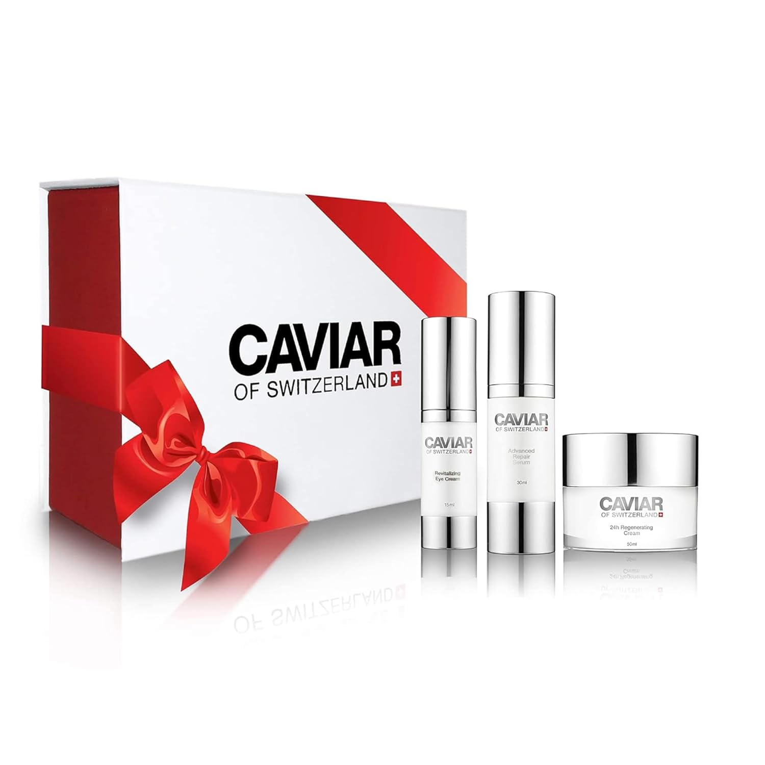 Caviar Face Moisturizer Regenerate Cream - Anti Aging Cream for Aging Spots, Facial Treatment with Hyaluronic Acid & Resveratrol, Facial Moisturizer for Any Type of Skin | (1.6 Oz) (Beauty Box)