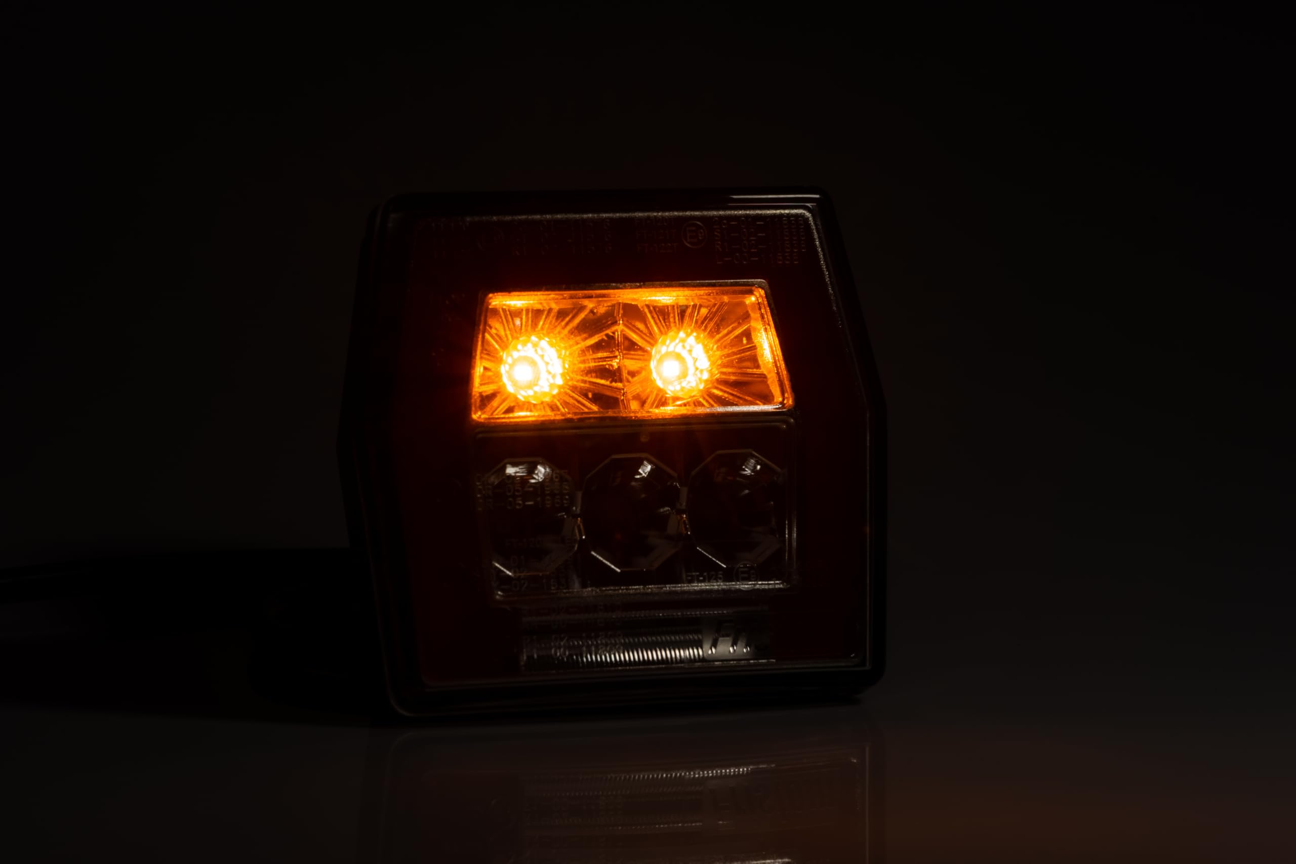2 luces LED traseras, 4 funciones, bayoneta, 5 pines, iluminación para remolque, caravana, coche
