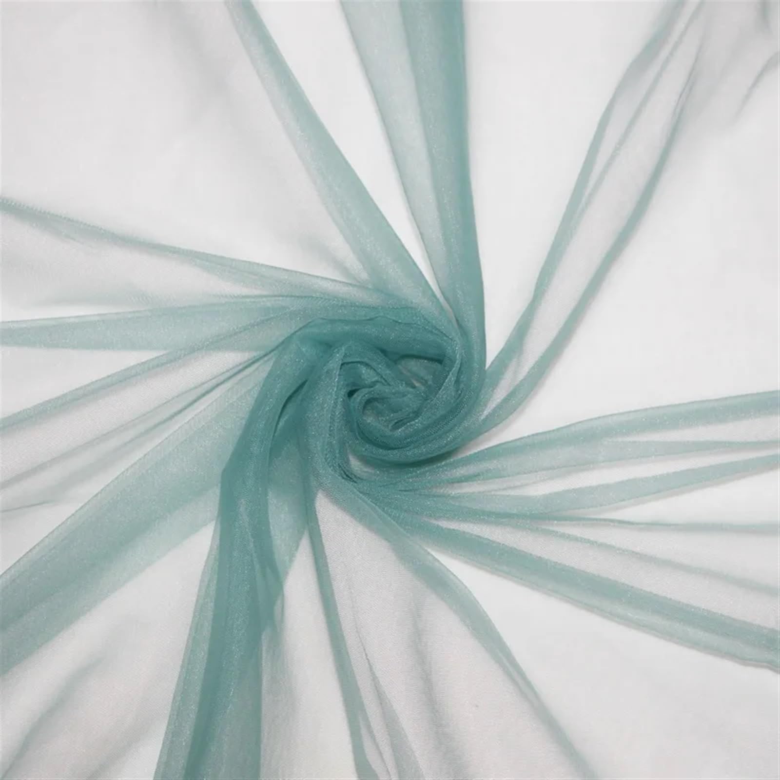 Rollo de hilo malla nailon | Varios tamaños multicolores for bodas y manualidades de bricolaje: cinta artesanal(Teal,10meters)