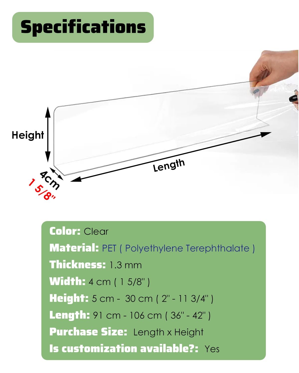 Treppenschutzgitter 8pcs Selbstklebender Treppenstufen Füller, Schutzabdeckung für den Bettbereich mit Abgerundeter Kante, Einsatzbarriere für Offene Treppen zum Schutz | W50xH15cm (20x6in)
