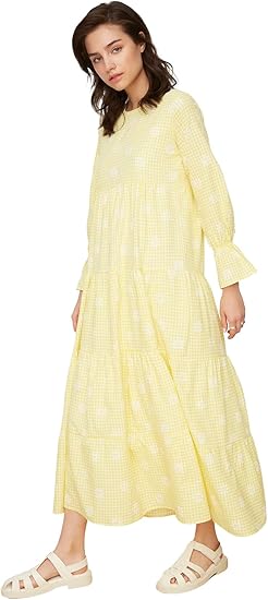 New Look CURVES EMBROIDERED SMOCK - Jurk - white/wit
