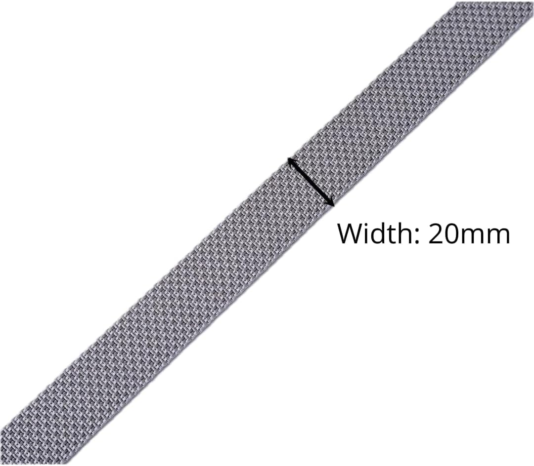 Cinta para persianas enrollables súper resistente – Correa de polipropileno reforzado para persianas y persianas, apto para uso interior y exterior – Diferentes tamaños disponibles (25 m x 20 mm)