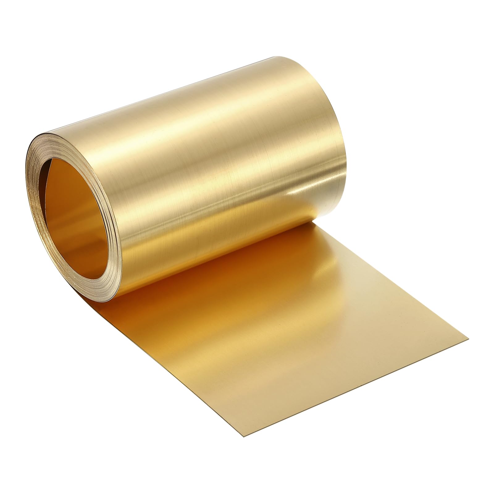 QUARKZMAN Blacha mosiężna, rolka, płyta metalowa, płyty mosiężne, folia mosiężna, płyta metalowa, 0,5 x 300 x 1000 mm, paski mosiężne do majsterkowania, napraw elektrycznych projektów DIY, złota